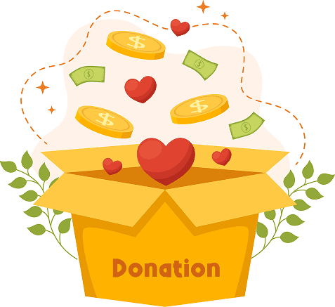 Donation impact illustration
