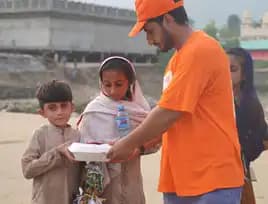 Child with food