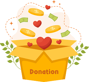 Donation impact illustration
